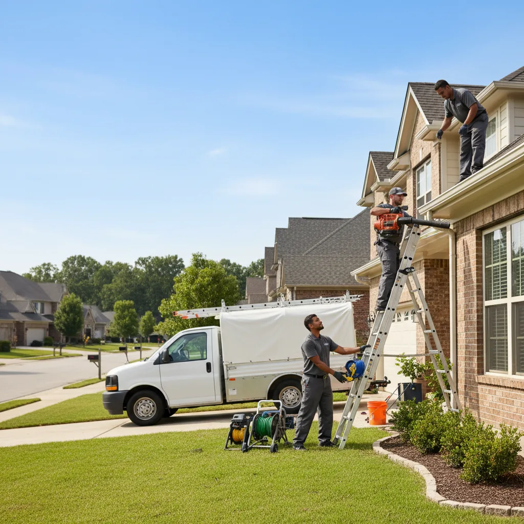 Home Gutter Service in Oakford, IN near me